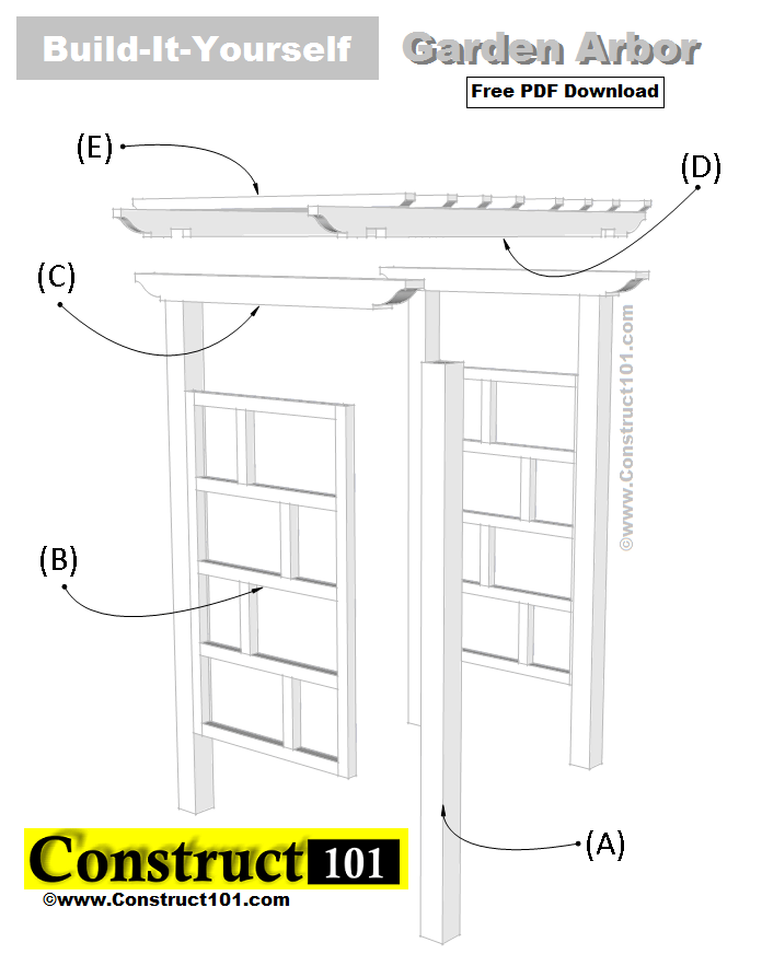 arbor plans exploded