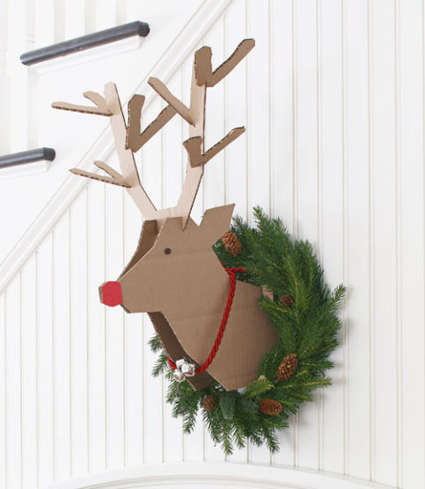 cardboard reindeer project
